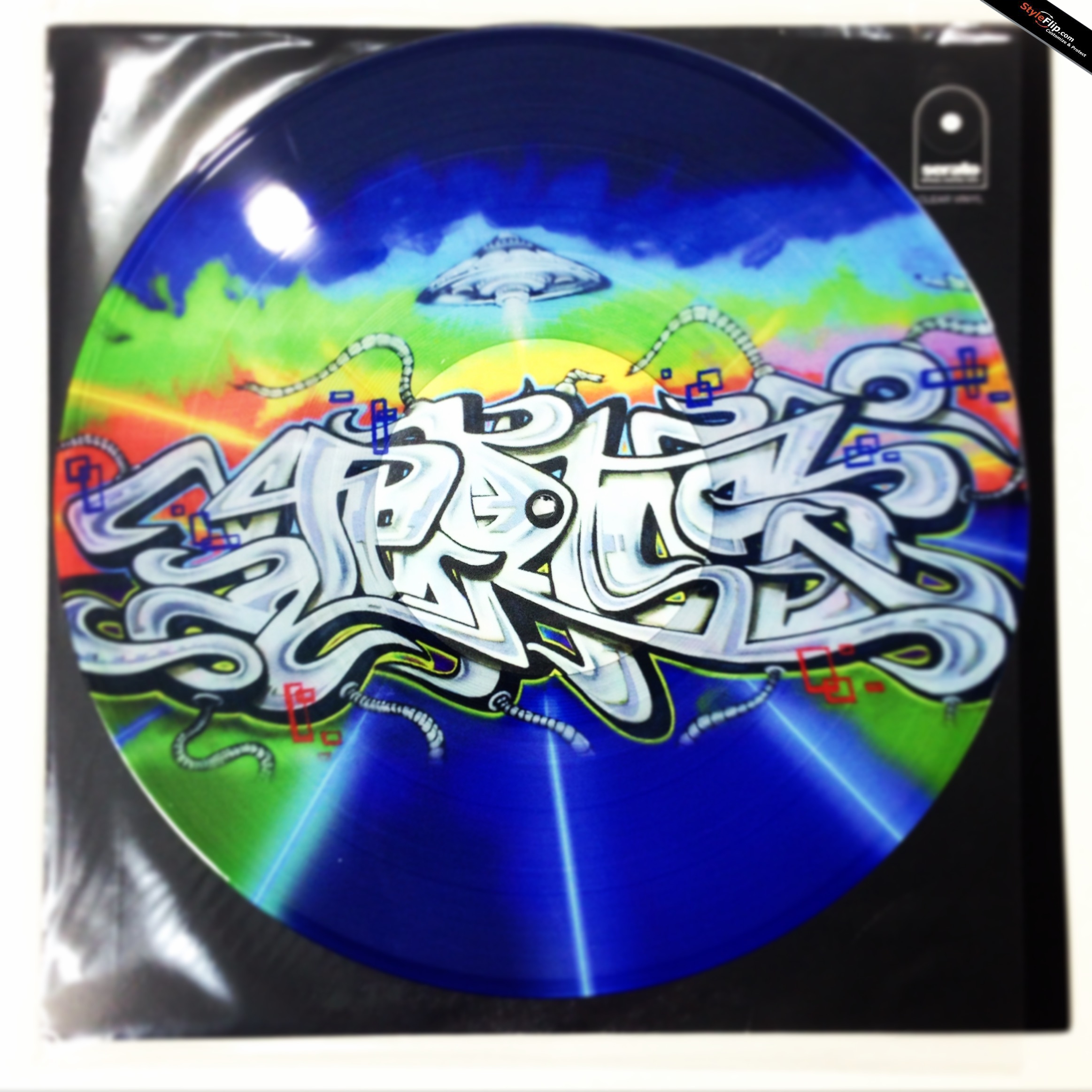 Custom Serato 12" Clear Control Vinyl Record Customizable Picture Disc